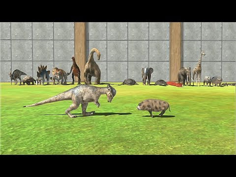 HERBIVORE DINOSAURS VS MODERN MAMMALS + REPTILES Tournament - Animal Revolt Battle Simulator
