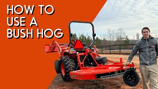 What is a Rotary Cutter and How to Use a Bush Hog