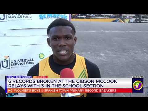 6 Records Broken At The Gibson MCcook Relays With 3 In The School Section | TVJ Sports
