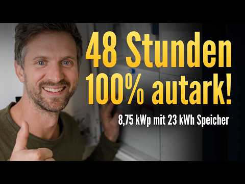 I'm disconnecting my house from the grid – that's how long our PV system will survive without the...