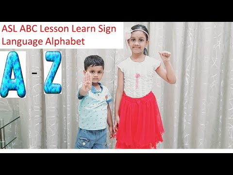 ASL ABC Lesson |Song |Learn Sign Language Alphabet A-Z- kids ABCD @FelishJosh