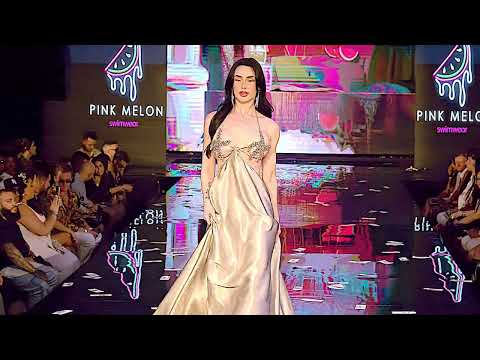 Pink Melon Runway Show look #39 Model Shay Maria ArtHeartsFashion Miami Swim Wk (remastered)