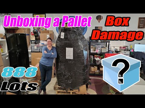 Pallet Unboxing from 888 Lots Liquidation - Box Damaged Items - Online Reselling - Making Money
