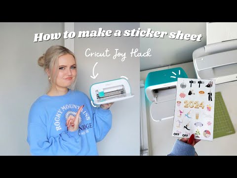 How to make sticker sheets with the Cricut Joy (2024 sneaky way)