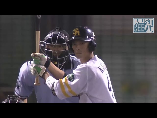 《MUST SEE パ》ホークス金子 粘りに粘って11球目!! 殊勲の決勝打を放ちプロ11年目で初のお立ち台!!