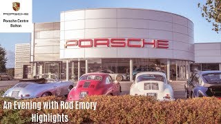 An evening with Rod Emory at Porsche Centre Bolton