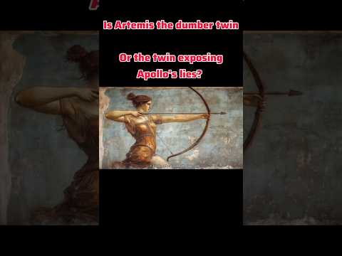 Is Artemis the dumber twin or is she the twin exposing Apollo's lied