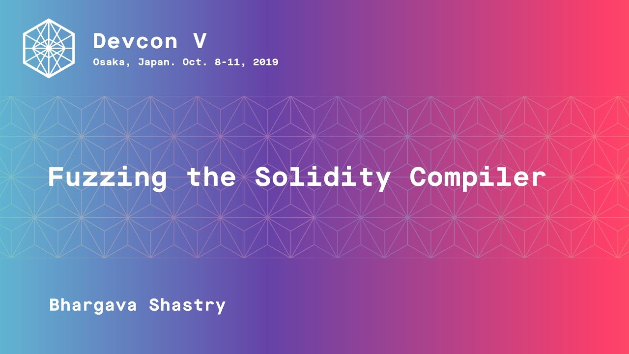 Fuzzing the Solidity Compiler preview