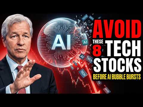 Jamie Dimon: AVOID These 8 Tech Stocks Before AI Bubble Bursts