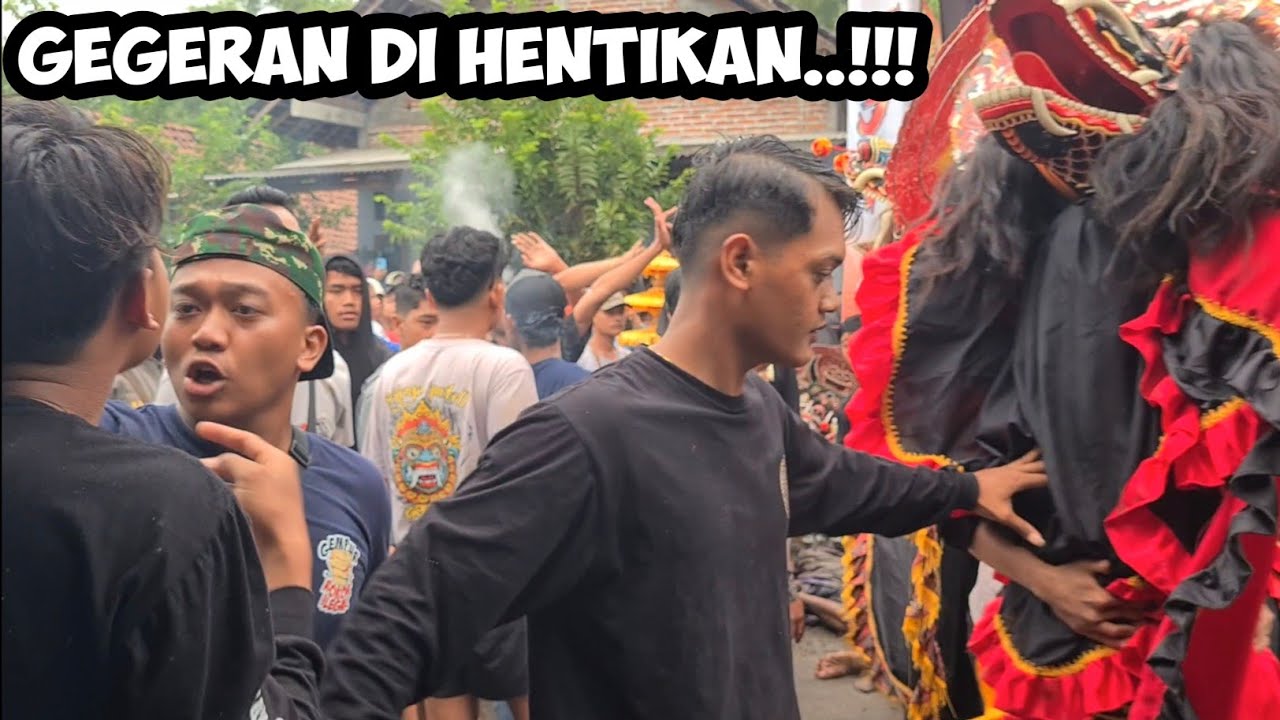 Terbaru Gegeran di Hentikan❗️Barongan Jaranan Srijoyo Putro Live Nglundo Sukomoro Nganjuk #jaranan 