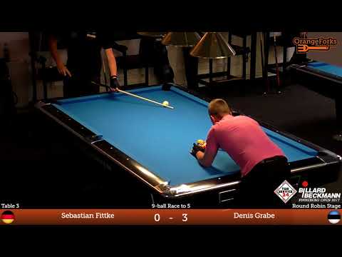 Sebastian Fittke v Denis Grabe | TOR SERVICE 24 / BILLARD BECKMANN | Pinneberg Open 2017