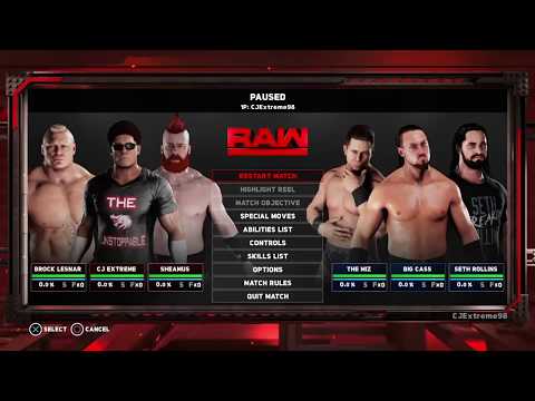 WWE2k18 Career Mode Pt34: Another Weird 6-Man Tag