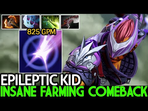 EPILEPTIC KID [Anti Mage] Imba Hard Carry Insane Farming Comeback 7.26 Dota 2