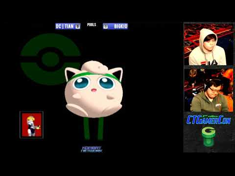 CT GamerCon 3 SSBM - Tian (Sheik) vs. BIGKID (Jigglypuff) - Melee WR4