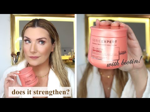 I TRY L'OREAL BIOTIN INFORCER HAIR MASK: DOES THIS...