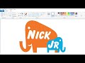 How To Draw A Variant Nick Jr Logo Using MS Paint How To Draw On Your Computer