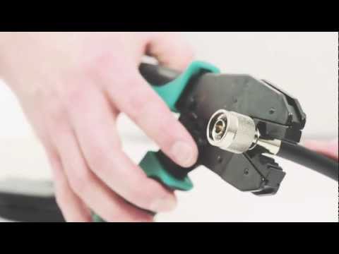 How To Make A N Male Crimp Connector - LMR 400 #665