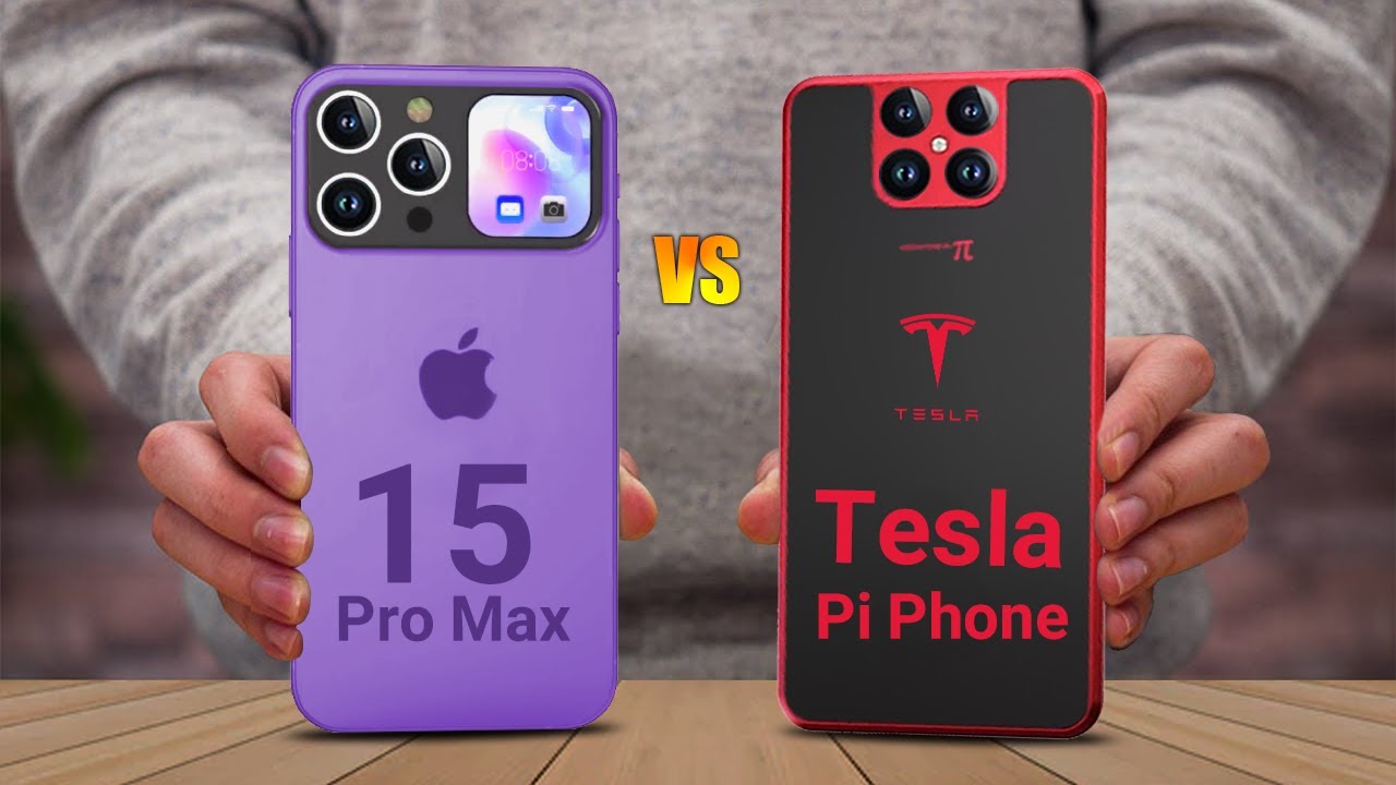 iPhone 15 Pro Max vs Tesla Phone Pi ♥️ SPEC WORLD