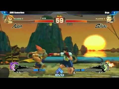 EVO 2013 Adon AVM (GamerBee) vs Sakura (Uryo) [Semi Finals Pool] [SSF4 AE 2012]