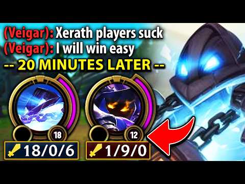 This Veigar thought I was a free win... so I had to teach him a lesson (MONEYMAKER XERATH)