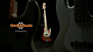 Video thumbnail for Fender American Professional Jazz Bass MN, 3-Tone Sunburst | Gear4music demo by Gear4music Guitars