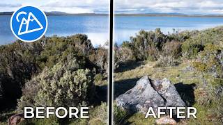 Landscape Photo Editing (No Talking) | Tasmanian Wilderness Rock and Lake