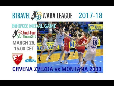 MZRKL Adriatica Women Basketball League Crvena zvezda - Montana 2003 Bronze Medal Game