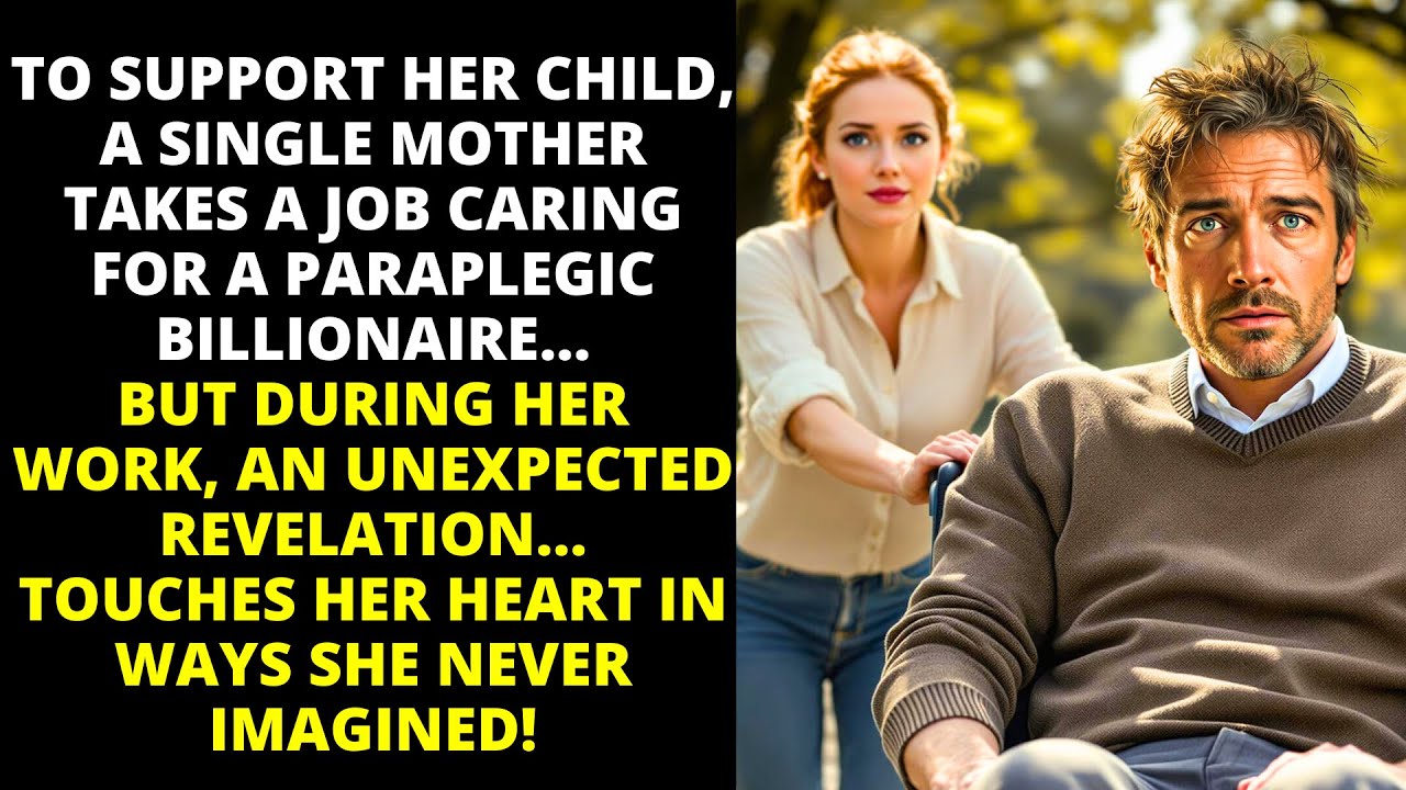 SINGLE MOTHER CARES FOR PARAPLEGIC BILIONÁRIO AND DISCOVERS SOMETHING LIFE-CHANGING.