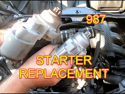 987 Porsche Boxster S 3.2L Starter Replacement. It's not that hard!