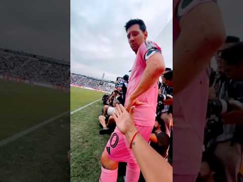MESSI ME TOCÓ LA MANO Y LE DI SUERTE!!! 😂