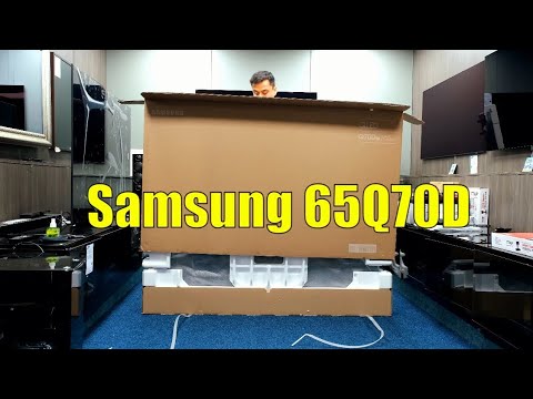 Samsung 65Q70D QLED 2024 Unboxing, Setup and 4K 60fps Demos