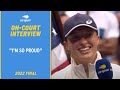 Iga Swiatek On-Court Interview | 2022 US Open FInal