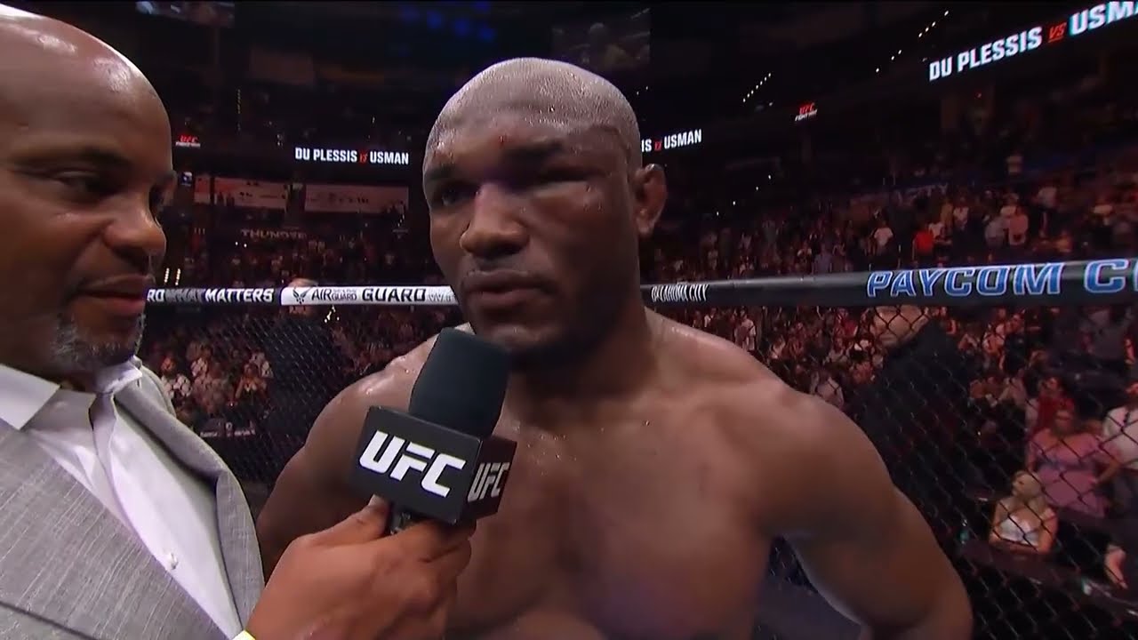 UFC Оклахома-Сити: Камару Усман - Слова после боя