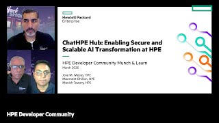 Download the video "ChatHPE Hub: Enabling Secure and Scalable AI Transformation at HPE"