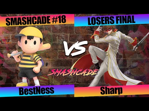 Smashcade #18 SSBU - Losers Final: BestNess (Ness) VS Sharp (Joker)