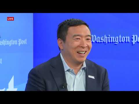 Presidential candidate Andrew Yang talks 2020 election |  Washington Post Live