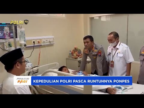 KAPOLRESTA SIDOARJO DAN KETUA BHAYANGKARI TINJAU LOKASI &amp; KUNJUNGI KORBAN PONPES AL-KHOZINY