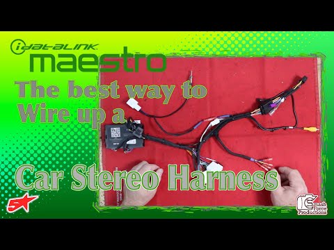 the best way to wire up an idatalink  Maestro radio harness
