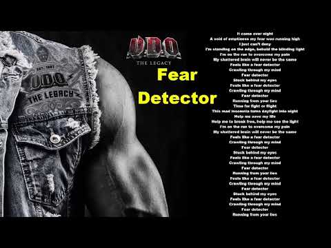 Videoclip de Fear Detector — U.D.O.