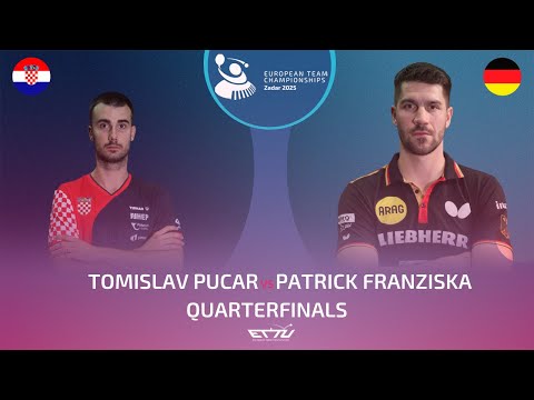 TOMISLAV PUCAR (CRO) vs PATRICK FRANZISKA (GER) | European Championships - Quarterfinals Highlights