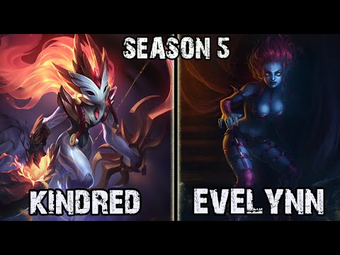 Kindred vs Evelynn Jungle Ranked Challenger Korea