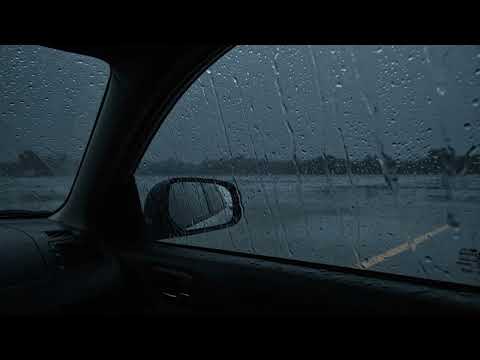 Rainy Drive Relaxation and Night Car Rain - 10 Hours