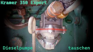 Dieselpumpe tauschen | Kramer 350 Export - Standard OE138 / 23C Motor