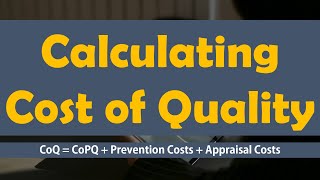 Calculating the Cost of Quality - CoQ | Lean Six Sigma Complete Course.