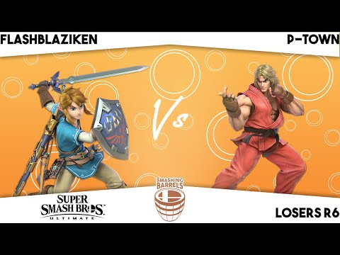 SB6 Singles — FlashBlaziken (Link) vs P-Town (Ken) —  Losers R6 — Smash Ultimate
