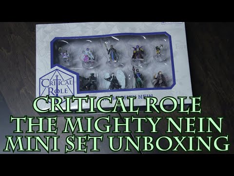 Critical Role The Mighty Nein Mini Set Unboxing