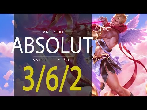 LOL ProTV - Absolut - VARUS ADC vs EZREAL (29/03/2017)