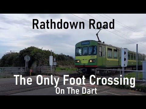 The Only Foot Crossing on the DART - Rathdown Road