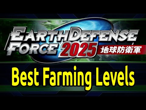 Earth Defense Force 2025 - Best Farming Levels + Guide / How To - Ranger - No DLC Missions