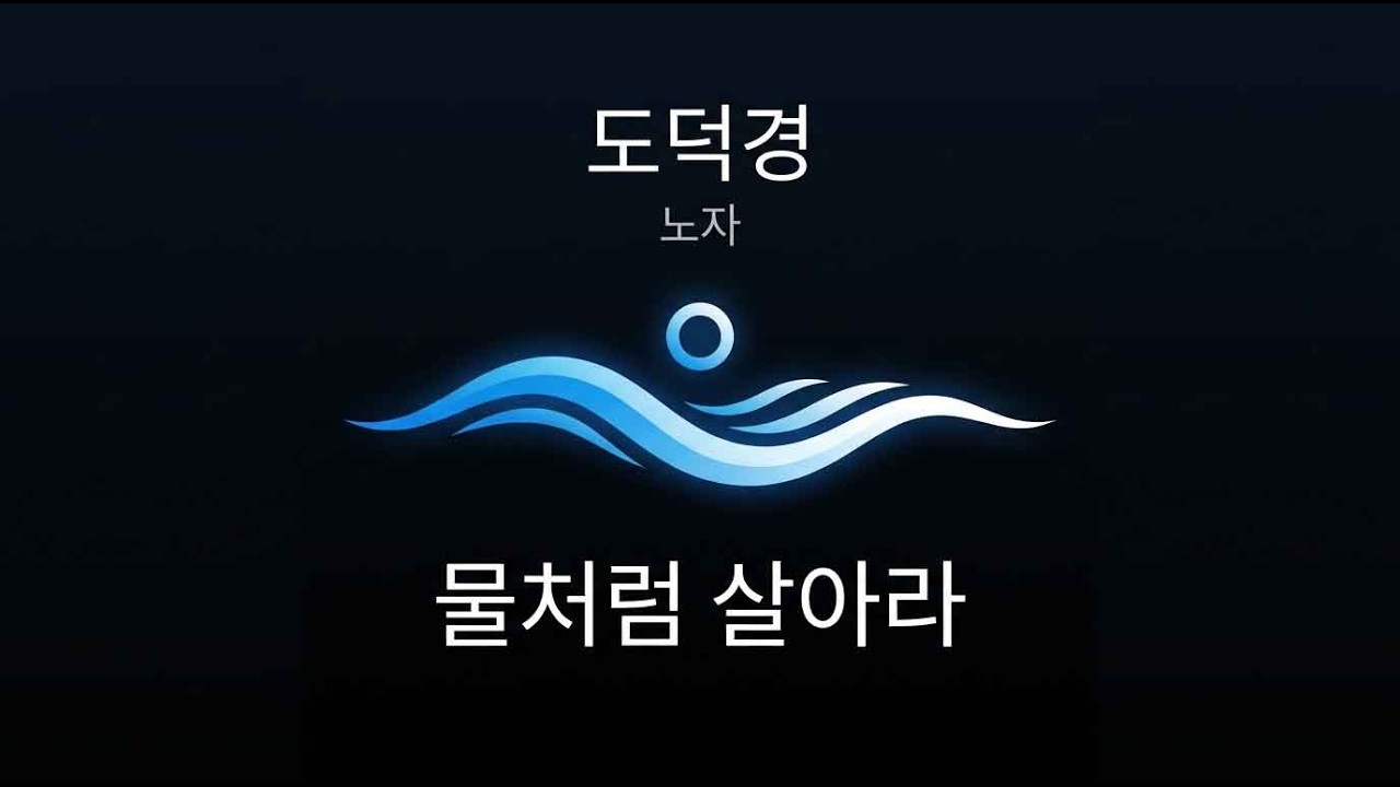 🌊 물처럼 살아라 – 노자의 『도덕경』